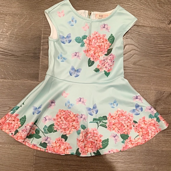 Baby Sara fit and flare crystal blue dress - Picture 2 of 4